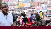 Kampala's city build on seven hills suffers traffic congestion