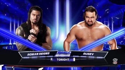 WWE 2K15- Roman Reigns vs Rusev Normal Match 2015 (PS4)