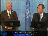 Haiti Earthquake: Update by UN Secretary-General and UN Special Envoy for Haiti (William J. Clinton)