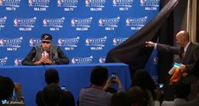 La fille de Stephen Curry perturbe encore la conférence de presse