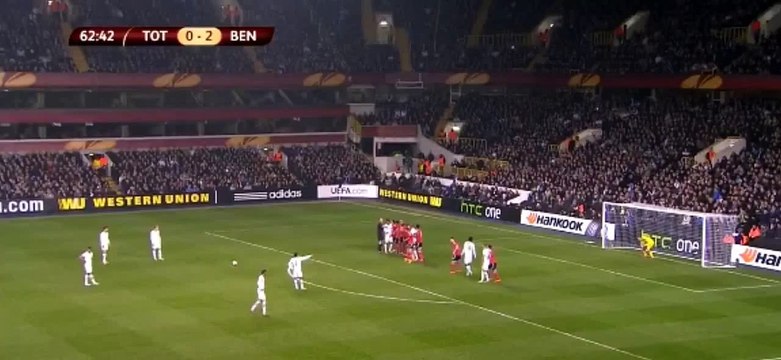Christian Eriksen Amazing Free Kick Goal Tottenham vs Benfica 1 2 HD Europa League 13 03 20