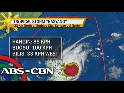 Storm signals raised in provinces due to 'Basyang'