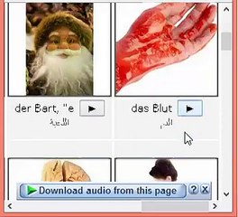اجزاء الجسم 1 قاموس اللغة الالمانية