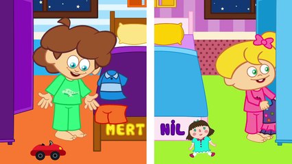 KOŞ KENDİ YATAĞINA Sevimli Dostlar Eğitici Çizgi Film Çocuk Şarkıları Videoları