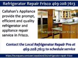Refrigerator Repair Frisco 469-208-7613