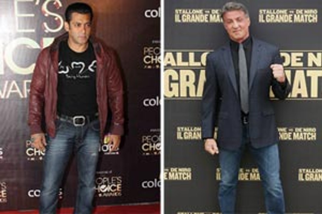 Is Sylvester Stallone hinting on working with Salman Khan?