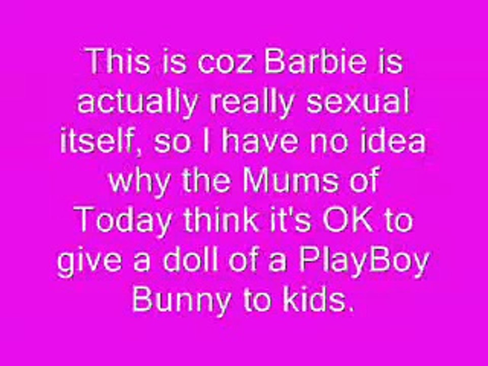 What people don't get about Barbie Girl by Aqua