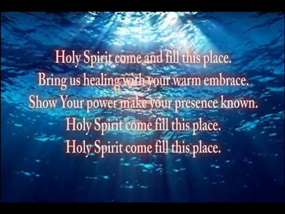 Holy Spirit Come Fill This Place with Lyric