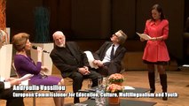 Citizens' Dialogue in Brussels, Belgium with Androulla Vassiliou and Placido Domingo