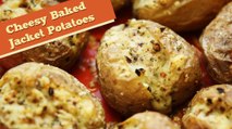 Cheesy Baked Jacket Potatoes | Easy To Make Lunch/Brunch Recipe | Divine Taste With Anushruti