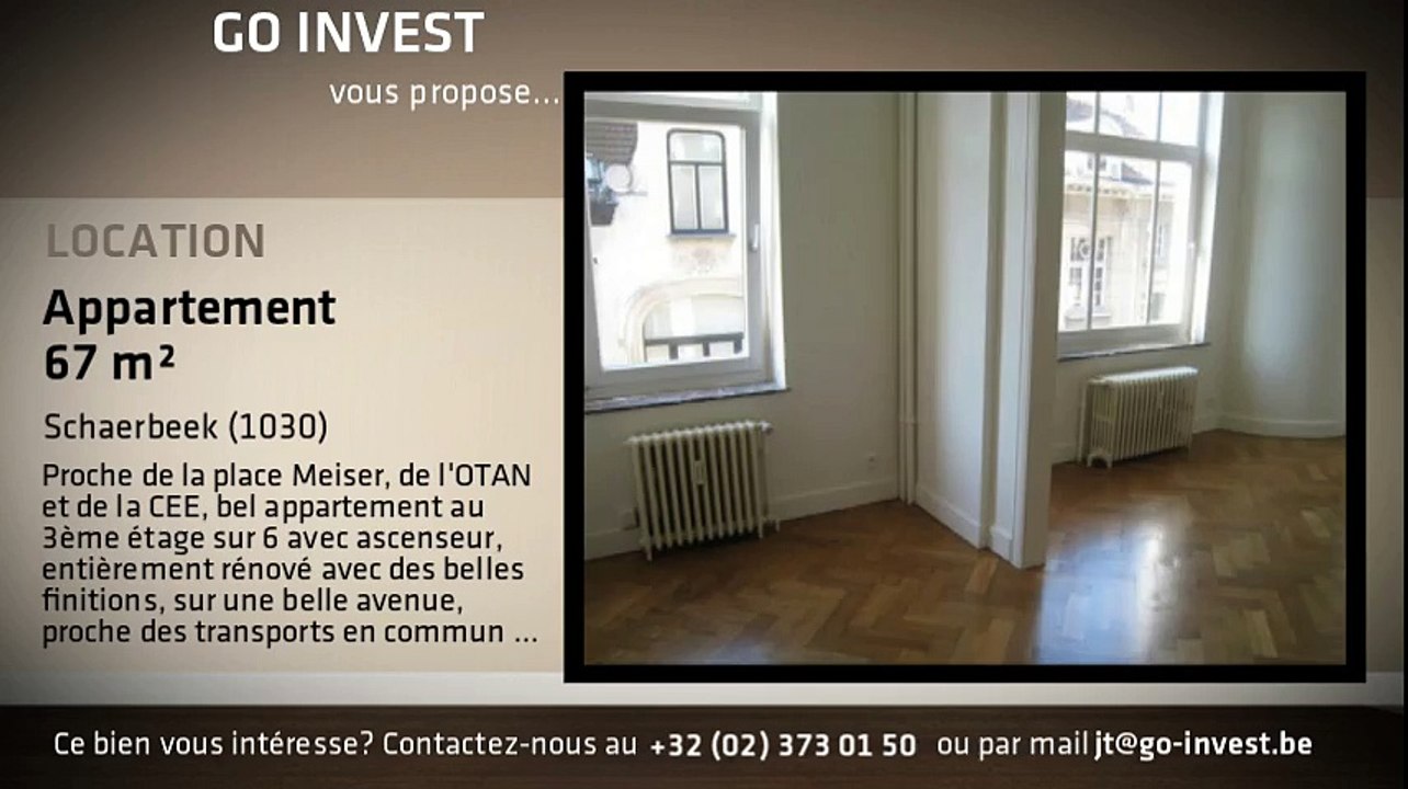 A louer - Appartement - Schaerbeek (1030) - 67m²