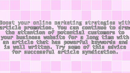 Get The Competitive Edge With These Suggestions On Article Syndication
