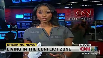 Blasts interrupt CNN interview in Gaza