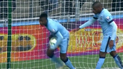 Iheanacho Kelechi scores great goal in the u21 Derby (Man City 1-1 Man U)