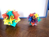 Kolorowe Kule kusudama origami