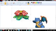 My First Ever Pokémon Sprite Kanto Starters Fusion)