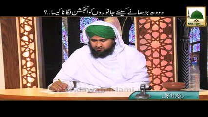 Darul Ifta AhleSunnat - Doodh Barhnay Ke Liye Janwar Ko Injection Lagana Kaisa