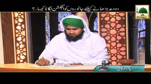 Darul Ifta AhleSunnat - Doodh Barhnay Ke Liye Janwar Ko Injection Lagana Kaisa