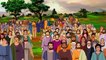 Bible stories for kids - Feeding 5000 ( Jesus Cartoon Animation in Malayalam )
