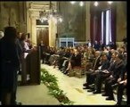 Nancy Pelosi a Montecitorio (Conferenza stampa Sala Regina)
