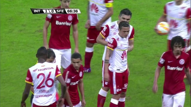 1/4 retour Copa Libertadores : Internacional 2-0 Santa Fe