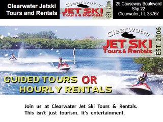 Rentals Jet Ski in Clearwater Beach