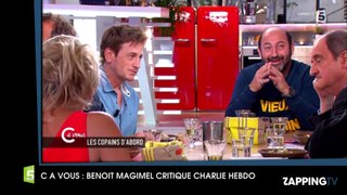 Benoît Magimel critique Charlie Hebdo dans C à Vous