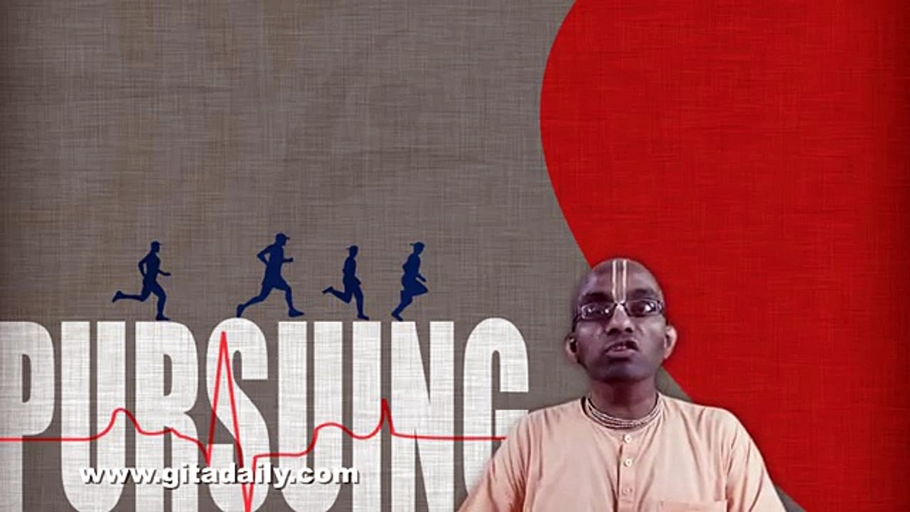 We can’t avoid perceiving sense objects, but we can avoid pursuing them