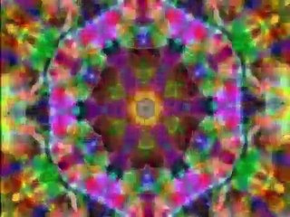 Psychedelic techno lightshow