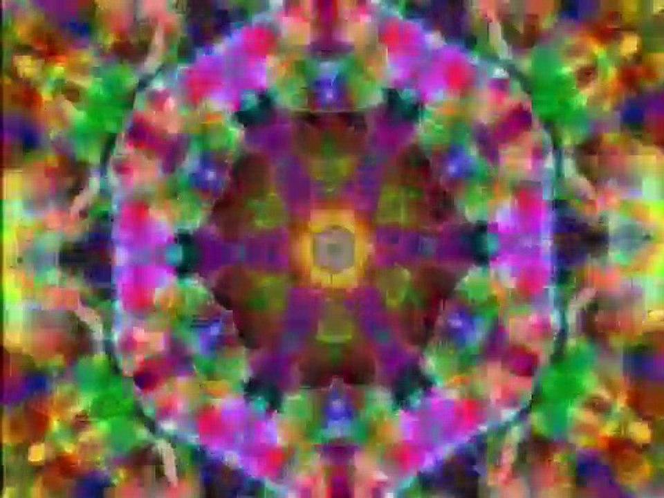 Psychedelic techno lightshow