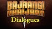 REVEALED Salmans PUNCHING DIALOGUES from Bajrangi Bhaijaan