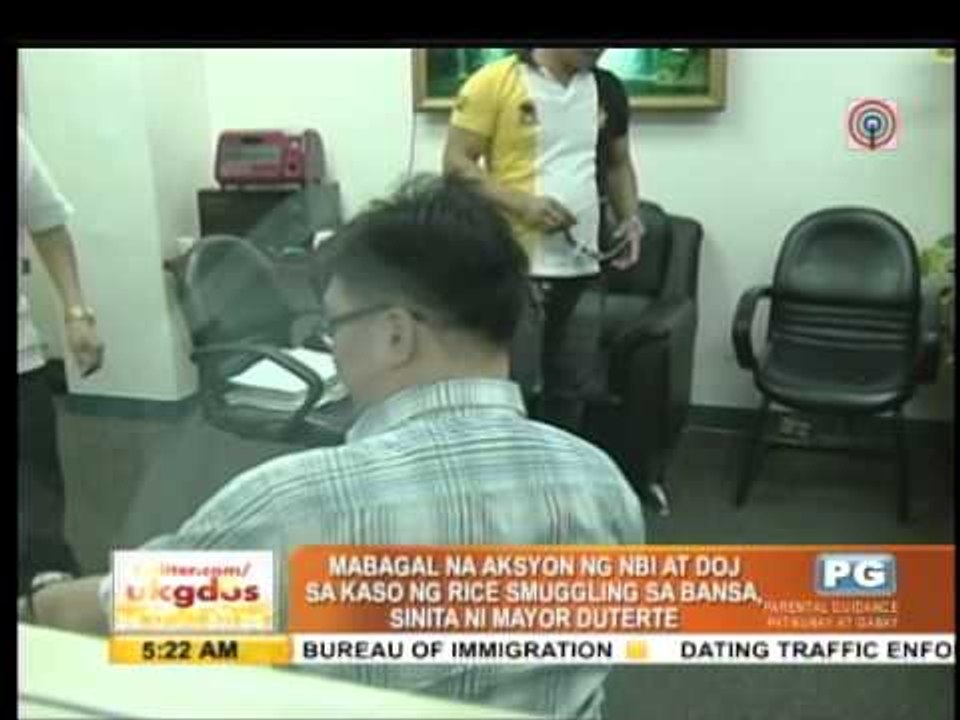 Duterte criticize NBI and DOJ