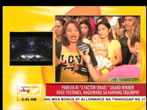 Kin of Pinay 'X Factor Israel' winner rejoice