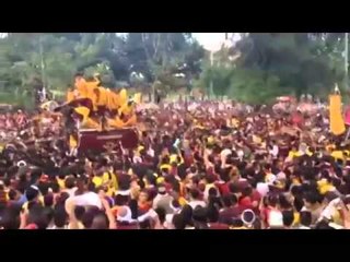 Part of the Black Nazarene procession near the Manila City Hall