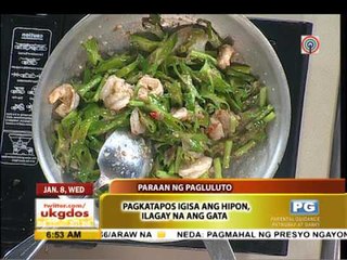 Post-holiday recipe: Sigarilyas sa gata at hipon