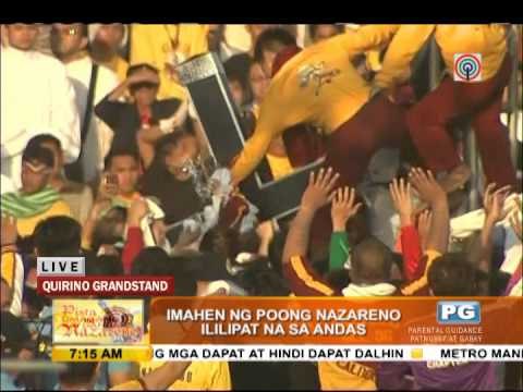WATCH: Devotees get rowdy as Nazarene procession begins