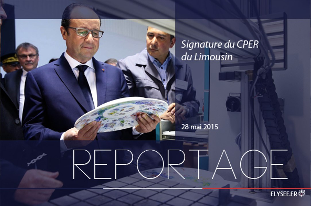 [REPORTAGE] Signature du contrat de plan Etat-Région limousin