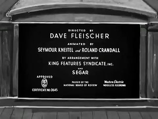 Popeye The Sailor Man - A clean shaven man