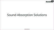 Sound Absorbing Solutions For Noise Control