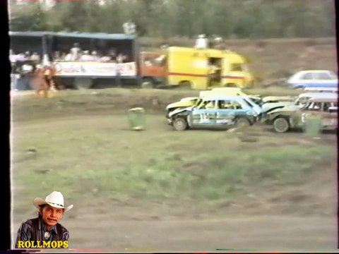 STOCK-CAR A ILLZACH 18 & 19 MAI 1985 ROLLMOPS AVEC SA CITROËN DS No 46 ROLLMOPS