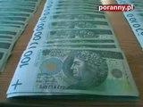 Banknoty zabezpieczone przez policję