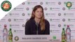 Press conference Julia Goerges 2015 French Open / R64