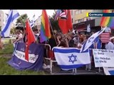 jewish news one: Pro-Israel group stages al-Quds counter protest in Berlin