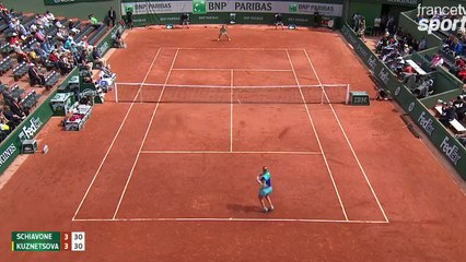 Des échanges complètement fous entre Schiavone et Kuznetsova !
