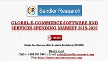 Global E-commerce Software and Services Spending Industry 2015 - 2019