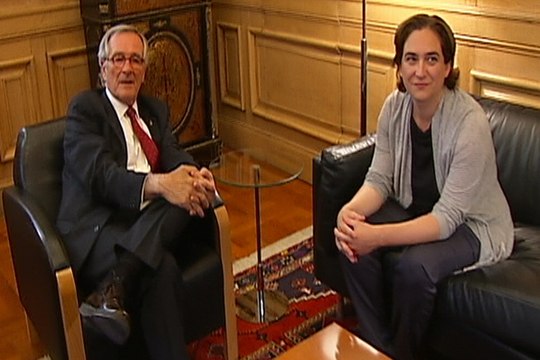 Ada Colau se reúne con Xavier Trias