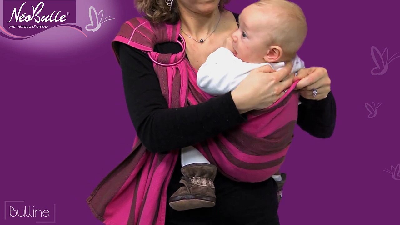 Bébé ou enfant en BULLINE écharpe de portage de Néobulle
