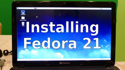 Installing Fedora 21 MATE