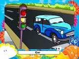 vehicles-learn words-how to learn words-how to learn english vocabulary-alphabets and words