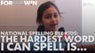 National Spelling Bee kids tell us the hardest word they can spell